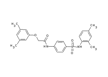 2-(3,5-dimethylphenoxy)-N-(4-{[(2,4-dimethylphenyl)amino]sulfonyl}phenyl)acetamide