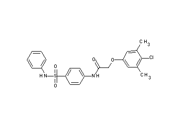 N-[4-(anilinosulfonyl)phenyl]-2-(4-chloro-3,5-dimethylphenoxy)acetamide