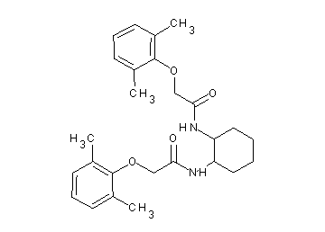 N,N'-1,2-cyclohexanediylbis[2-(2,6-dimethylphenoxy)acetamide]