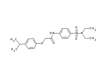 N-{4-[(diethylamino)sulfonyl]phenyl}-2-(4-isopropylphenoxy)acetamide - Click Image to Close