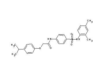 N-(4-{[(2,4-dimethylphenyl)amino]sulfonyl}phenyl)-2-(4-isopropylphenoxy)acetamide