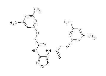 N,N'-1,2,5-oxadiazole-3,4-diylbis[2-(3,5-dimethylphenoxy)acetamide]