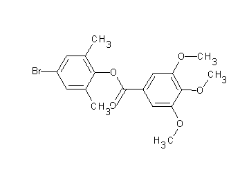 4-bromo-2,6-dimethylphenyl 3,4,5-trimethoxybenzoate