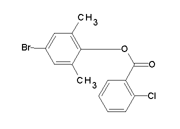 4-bromo-2,6-dimethylphenyl 2-chlorobenzoate