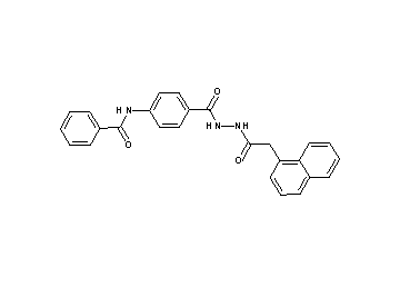 N-(4-{[2-(1-naphthylacetyl)hydrazino]carbonyl}phenyl)benzamide