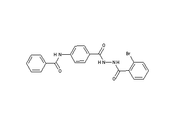 N-(4-{[2-(2-bromobenzoyl)hydrazino]carbonyl}phenyl)benzamide