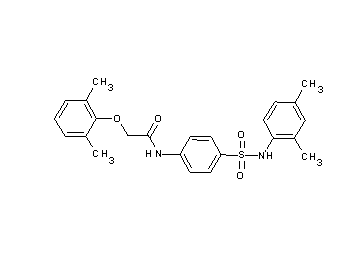 2-(2,6-dimethylphenoxy)-N-(4-{[(2,4-dimethylphenyl)amino]sulfonyl}phenyl)acetamide