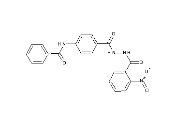 N-(4-{[2-(2-nitrobenzoyl)hydrazino]carbonyl}phenyl)benzamide