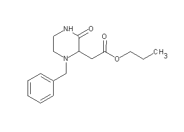 propyl (1-benzyl-3-oxo-2-piperazinyl)acetate