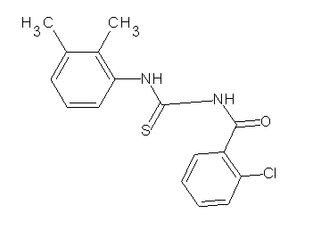 2-chloro-N-{[(2,3-dimethylphenyl)amino]carbonothioyl}benzamide