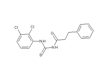 N-{[(2,3-dichlorophenyl)amino]carbonothioyl}-3-phenylpropanamide