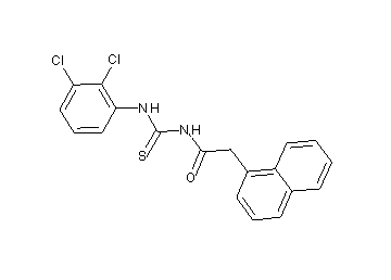 N-{[(2,3-dichlorophenyl)amino]carbonothioyl}-2-(1-naphthyl)acetamide