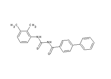 N-{[(2,3-dimethylphenyl)amino]carbonothioyl}-4-biphenylcarboxamide