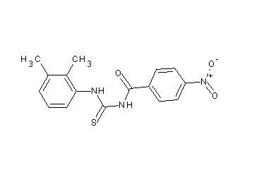 N-{[(2,3-dimethylphenyl)amino]carbonothioyl}-4-nitrobenzamide