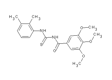 N-{[(2,3-dimethylphenyl)amino]carbonothioyl}-3,4,5-trimethoxybenzamide
