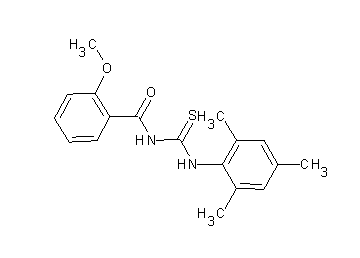 N-[(mesitylamino)carbonothioyl]-2-methoxybenzamide