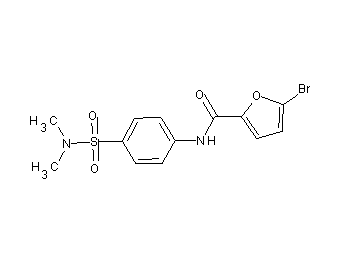 5-bromo-N-{4-[(dimethylamino)sulfonyl]phenyl}-2-furamide