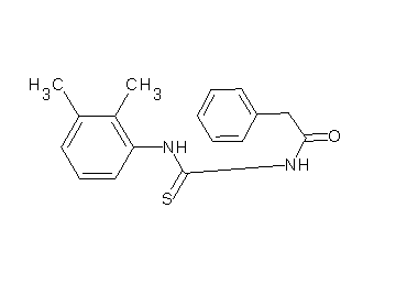 N-{[(2,3-dimethylphenyl)amino]carbonothioyl}-2-phenylacetamide - Click Image to Close