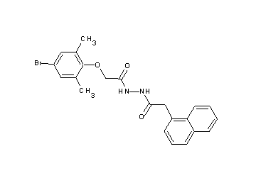 2-(4-bromo-2,6-dimethylphenoxy)-N'-(1-naphthylacetyl)acetohydrazide