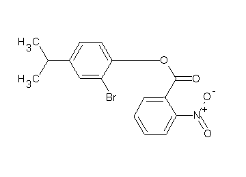 2-bromo-4-isopropylphenyl 2-nitrobenzoate