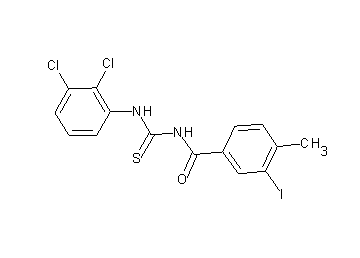 N-{[(2,3-dichlorophenyl)amino]carbonothioyl}-3-iodo-4-methylbenzamide
