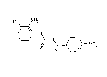 N-{[(2,3-dimethylphenyl)amino]carbonothioyl}-3-iodo-4-methylbenzamide