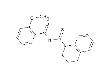 N-(3,4-dihydro-1(2H)-quinolinylcarbonothioyl)-2-methoxybenzamide