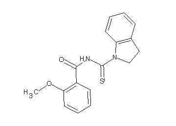 N-(2,3-dihydro-1H-indol-1-ylcarbonothioyl)-2-methoxybenzamide