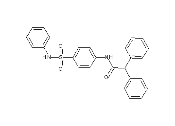 N-[4-(anilinosulfonyl)phenyl]-2,2-diphenylacetamide