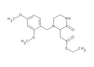 ethyl [1-(2,4-dimethoxybenzyl)-3-oxo-2-piperazinyl]acetate