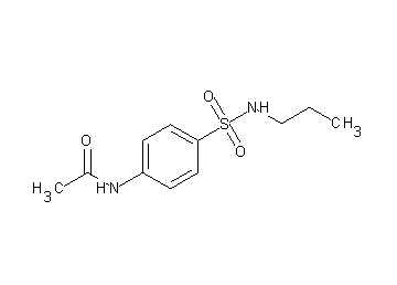 N-{4-[(propylamino)sulfonyl]phenyl}acetamide