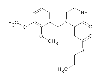 propyl [1-(2,3-dimethoxybenzyl)-3-oxo-2-piperazinyl]acetate