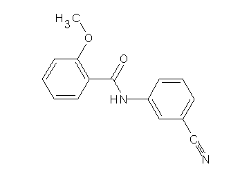 N-(3-cyanophenyl)-2-methoxybenzamide