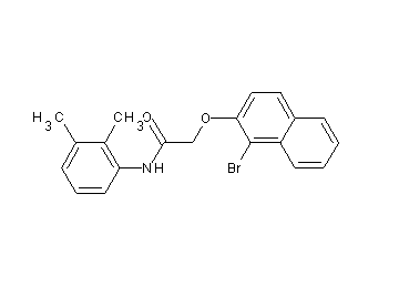 2-[(1-bromo-2-naphthyl)oxy]-N-(2,3-dimethylphenyl)acetamide - Click Image to Close