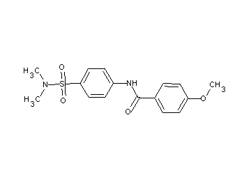 N-{4-[(dimethylamino)sulfonyl]phenyl}-4-methoxybenzamide
