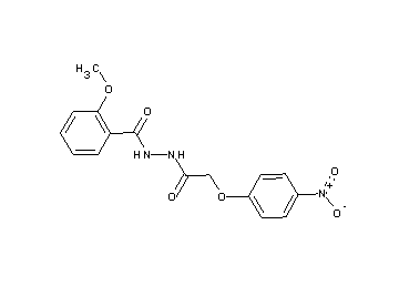 2-methoxy-N'-[(4-nitrophenoxy)acetyl]benzohydrazide