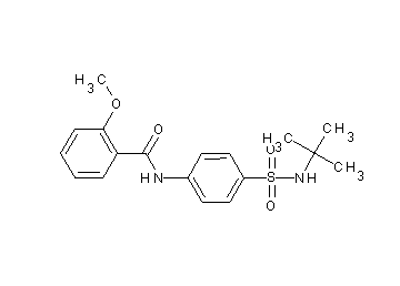 N-{4-[(tert-butylamino)sulfonyl]phenyl}-2-methoxybenzamide