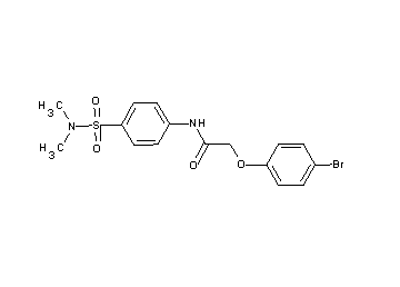2-(4-bromophenoxy)-N-{4-[(dimethylamino)sulfonyl]phenyl}acetamide - Click Image to Close