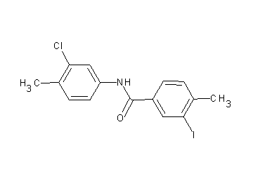 N-(3-chloro-4-methylphenyl)-3-iodo-4-methylbenzamide