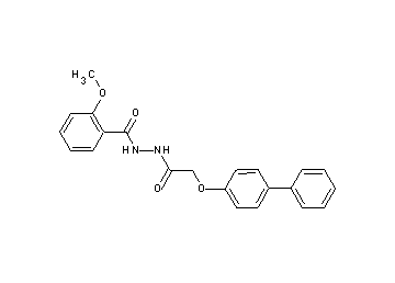 N'-[(4-biphenylyloxy)acetyl]-2-methoxybenzohydrazide