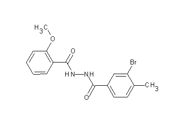 3-bromo-N'-(2-methoxybenzoyl)-4-methylbenzohydrazide