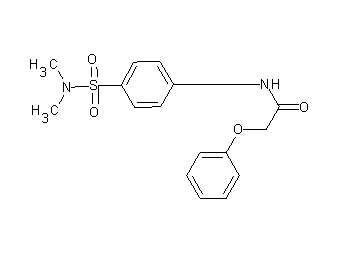 N-{4-[(dimethylamino)sulfonyl]phenyl}-2-phenoxyacetamide