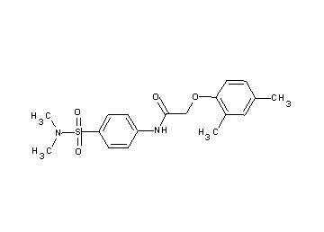N-{4-[(dimethylamino)sulfonyl]phenyl}-2-(2,4-dimethylphenoxy)acetamide
