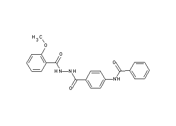 N-(4-{[2-(2-methoxybenzoyl)hydrazino]carbonyl}phenyl)benzamide