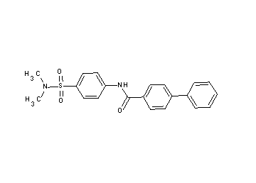 N-{4-[(dimethylamino)sulfonyl]phenyl}-4-biphenylcarboxamide