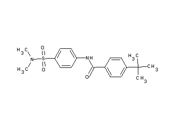 4-tert-butyl-N-{4-[(dimethylamino)sulfonyl]phenyl}benzamide