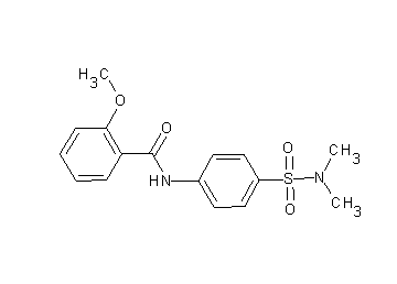 N-{4-[(dimethylamino)sulfonyl]phenyl}-2-methoxybenzamide