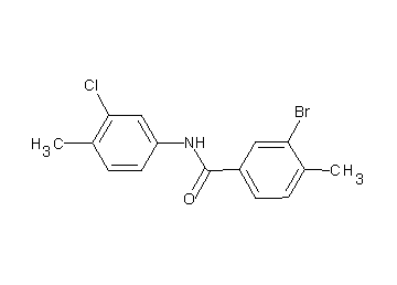 3-bromo-N-(3-chloro-4-methylphenyl)-4-methylbenzamide