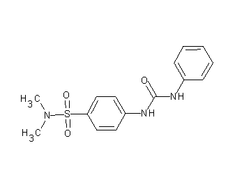 4-[(anilinocarbonyl)amino]-N,N-dimethylbenzenesulfonamide