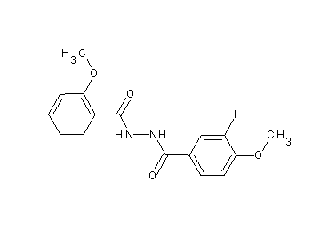 3-iodo-4-methoxy-N'-(2-methoxybenzoyl)benzohydrazide
